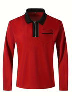 Fletcher | Verfijnde Zip-Kraag Polo Shirt