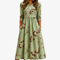 LUCY | SAGE MEADOW FLORAL POCKET MIDI JURK