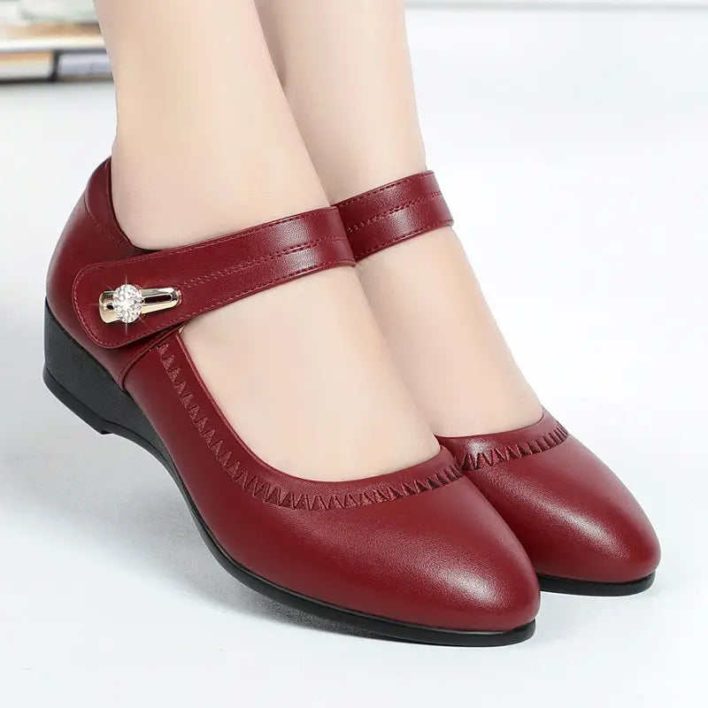 Monica | Klassieke Mid Heel Comfort Schoenen