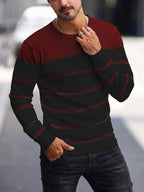 Bennington | Klassieke Gestreepte Crewneck Trui