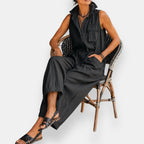 Janet™ Mouwloze Cargo Jumpsuit