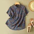 Olive™ Vintage Bloemen Zomer Shirt