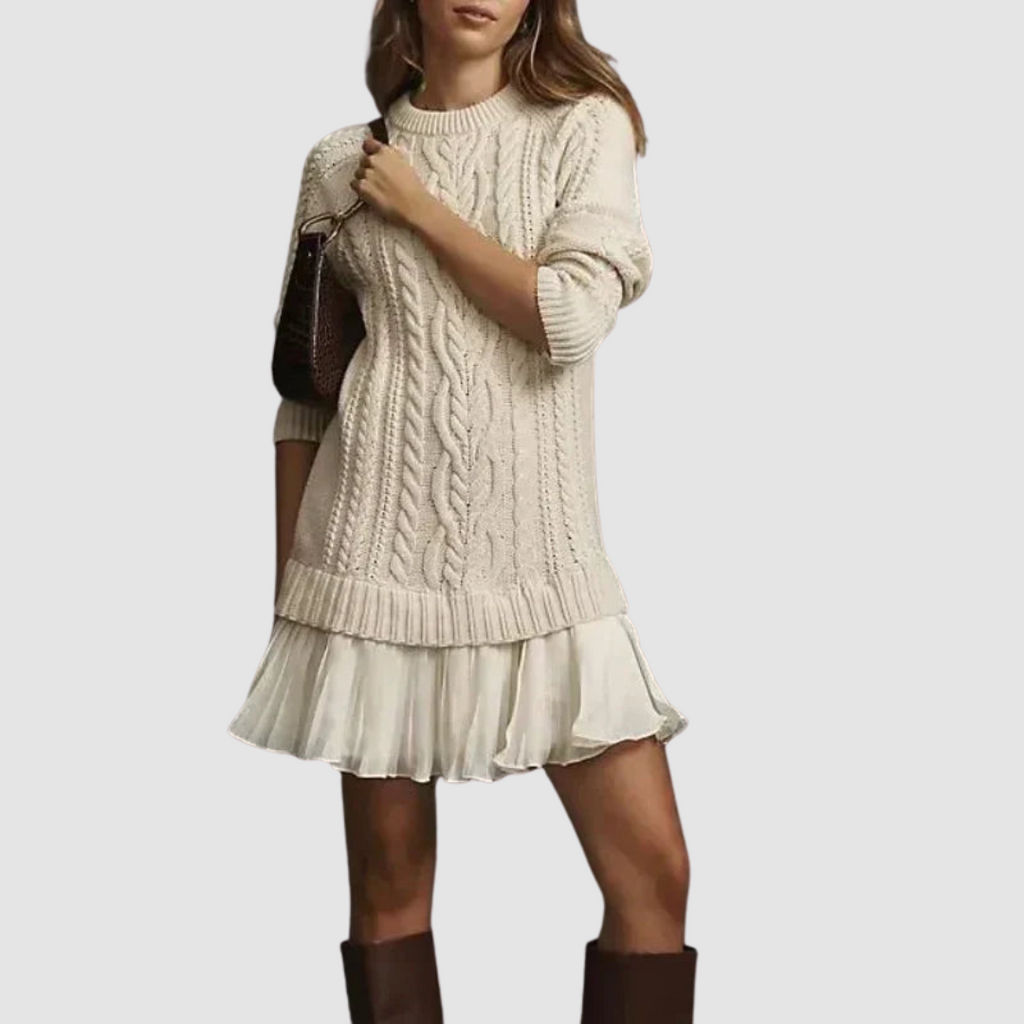 Lyla™ Kabelbrei Mini Jurk