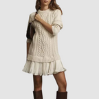 Lyla™ Kabelbrei Mini Jurk