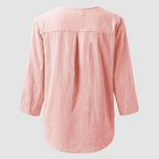 Melisa™ Casual Katoenen & Linnen Blouse
