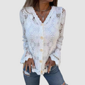 Laurelle™ Kant V-Hals Cardigan