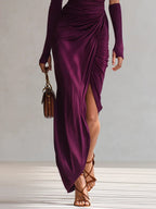 Rhianna™ Elegante Maxi Jurk + Mouw