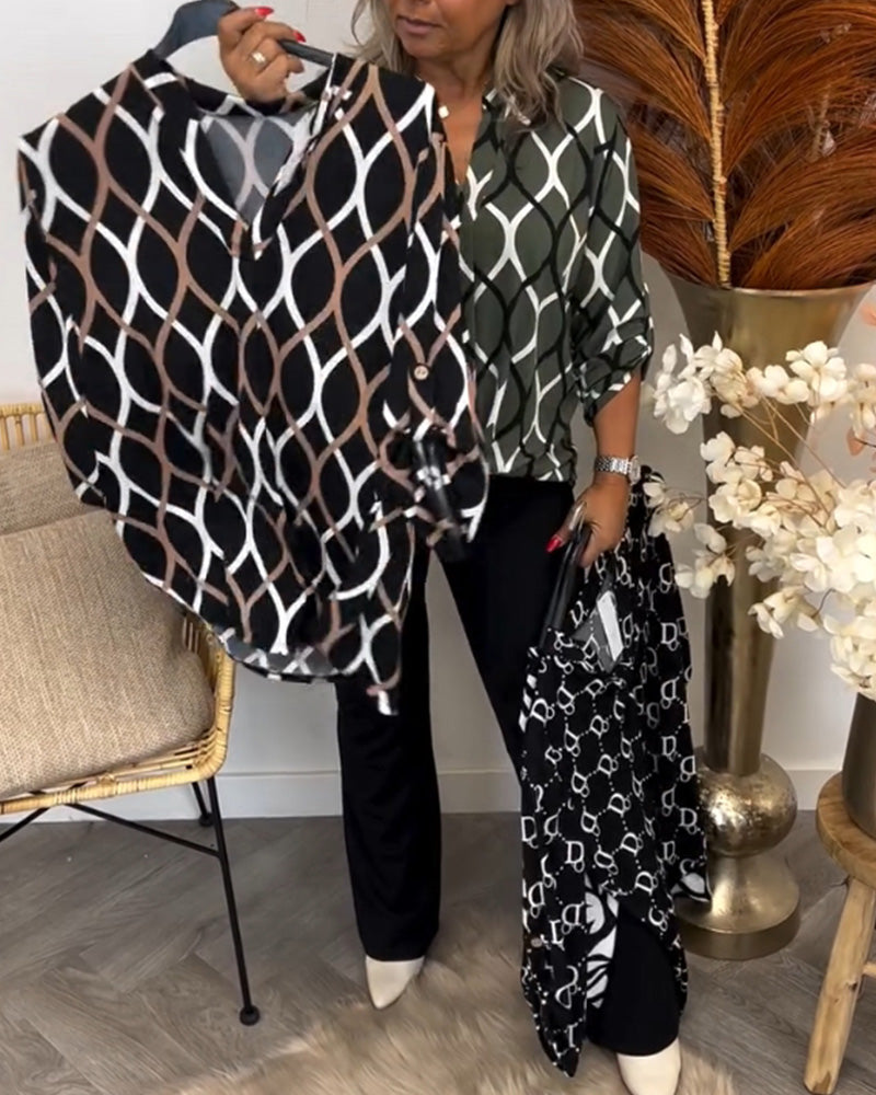 Meri™ Grafische Print Blouse