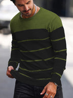 Bennington | Klassieke Gestreepte Crewneck Trui