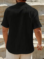 Adrian | Ontspannen Henley Shirt