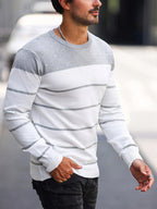 Bennington | Klassieke Gestreepte Crewneck Trui