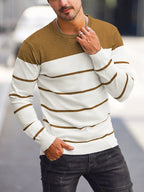Bennington | Klassieke Gestreepte Crewneck Trui