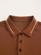 Emerson | Verfijnde Lange Mouwen Polo Shirt