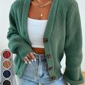 Winifred | Ontspannen Knopen-Voorkant Cardigan