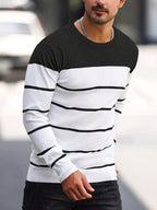 Bennington | Klassieke Gestreepte Crewneck Trui