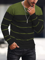 Bennington | Klassieke Gestreepte Crewneck Trui