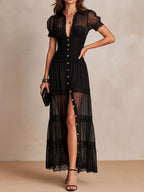 Gillian™ Elegante Maxi Jurk