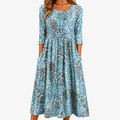 CLARA | KUSTTUIN POCKET MAXI JURK