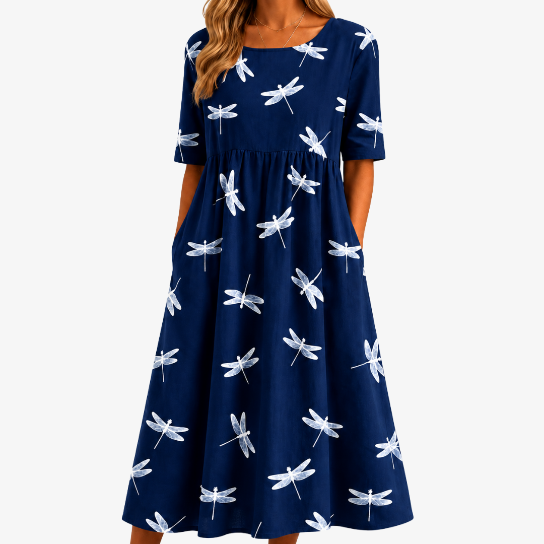 ISABELLA | DRAGONFLY BREEZE POCKET MIDI JURK