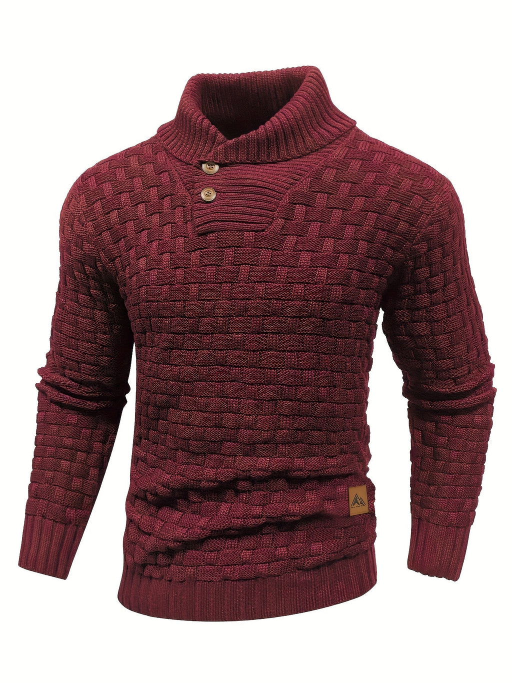 Malcolm | Textured Shawl-Collar Sweater