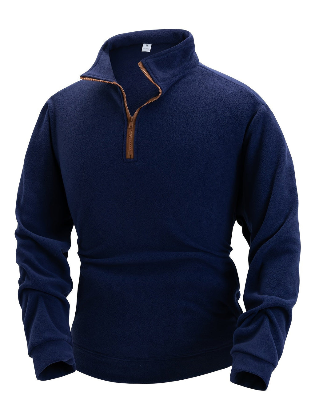 Russell | Halve-rits Stand-Kraag Pullover