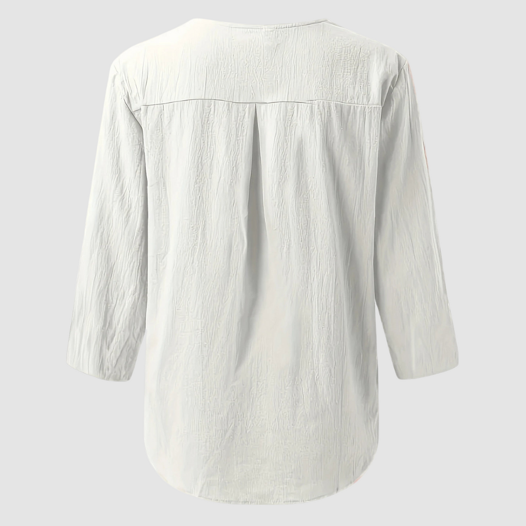 Melisa™ Casual Katoenen & Linnen Blouse