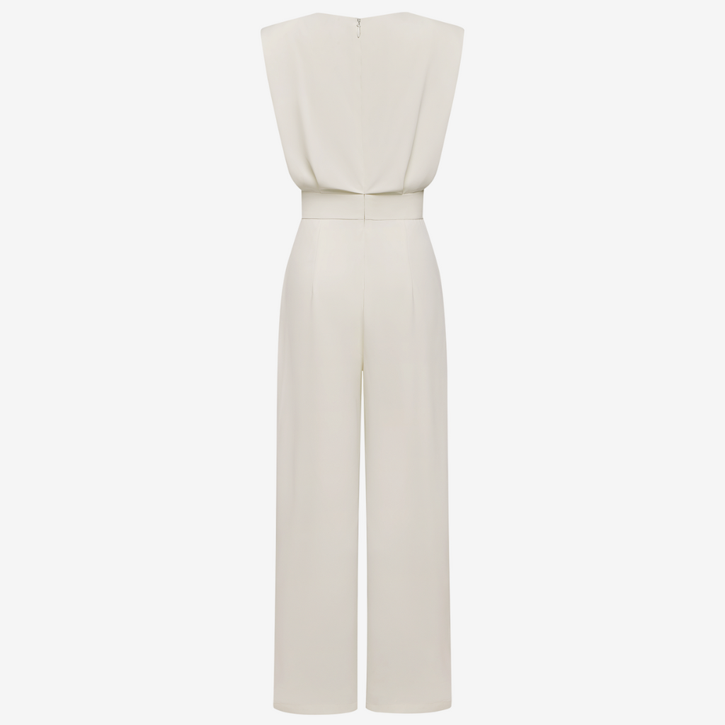 CYNTHIA | JUMPSUIT MET GECONFECTIONEERDE TAILLE