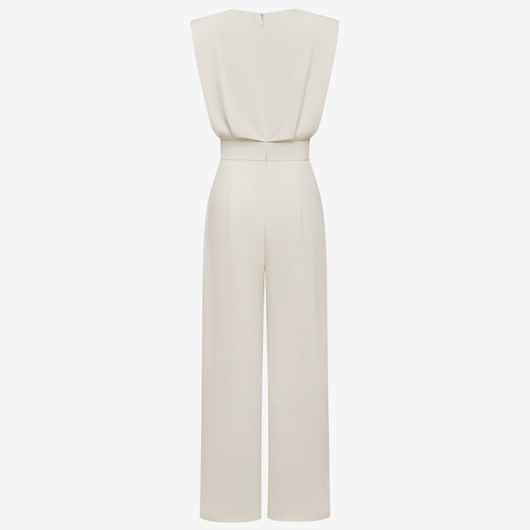 CYNTHIA | JUMPSUIT MET GECONFECTIONEERDE TAILLE