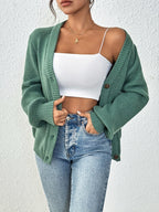 Winifred | Ontspannen Knopen-Voorkant Cardigan