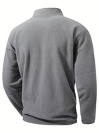 Foster | Staande Kraag Half-Zip Pullover