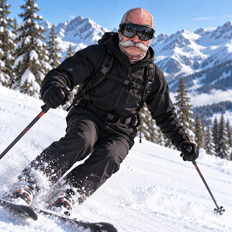 Grappige Gezicht Ski Masker – Realistisch Winternoviteit Masker