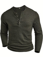 Callahan | Geribbelde Lange Mouwen Henley