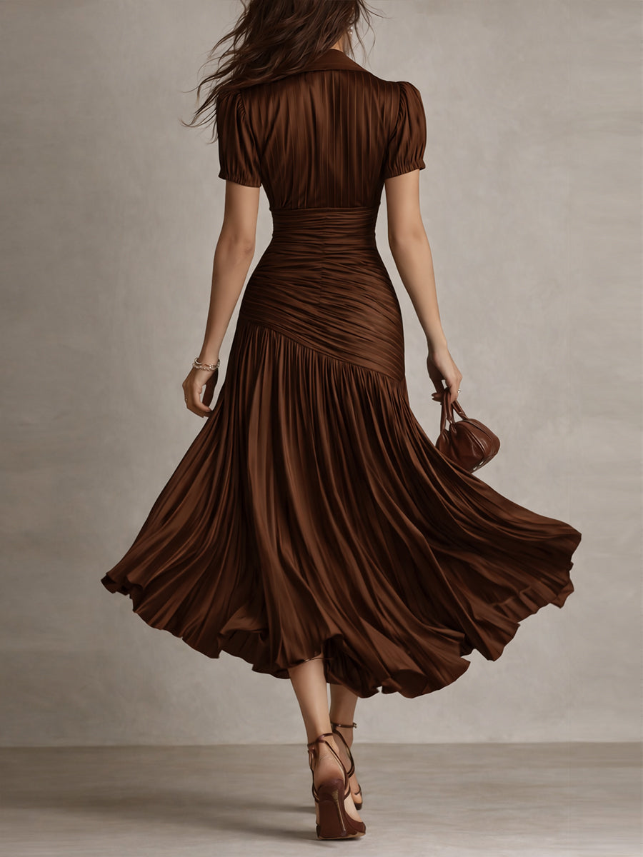 Heidi™ Retro Midi Jurk