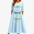 CHARLOTTE | SKY MEADOW DRAGONFLY POCKET MIDI JURK