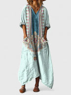 Aurora | Elegante Oversized Pocket Dress