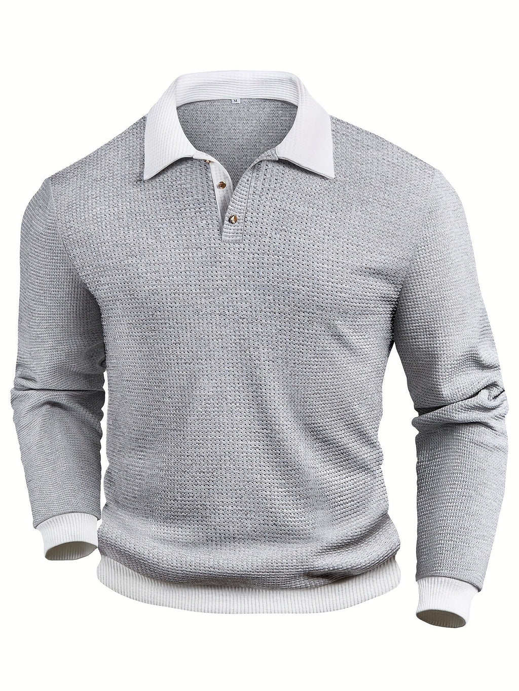 Donovan | Textured Longsleeve Polo Shirt