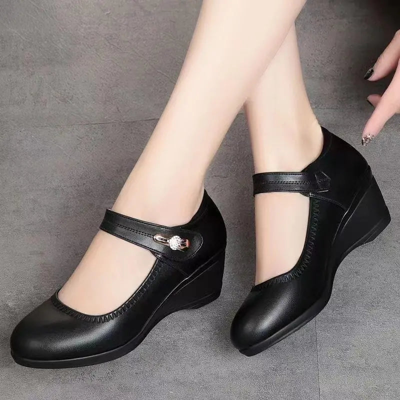 Monica | Klassieke Mid Heel Comfort Schoenen