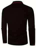 Emerson | Verfijnde Lange Mouwen Polo Shirt