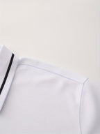 Emerson | Verfijnde Lange Mouwen Polo Shirt