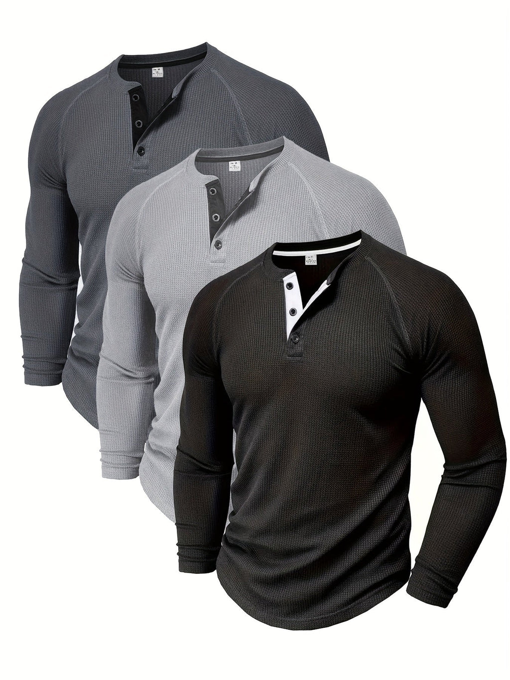 Jasper | Klassieke Knopsluiting Henley