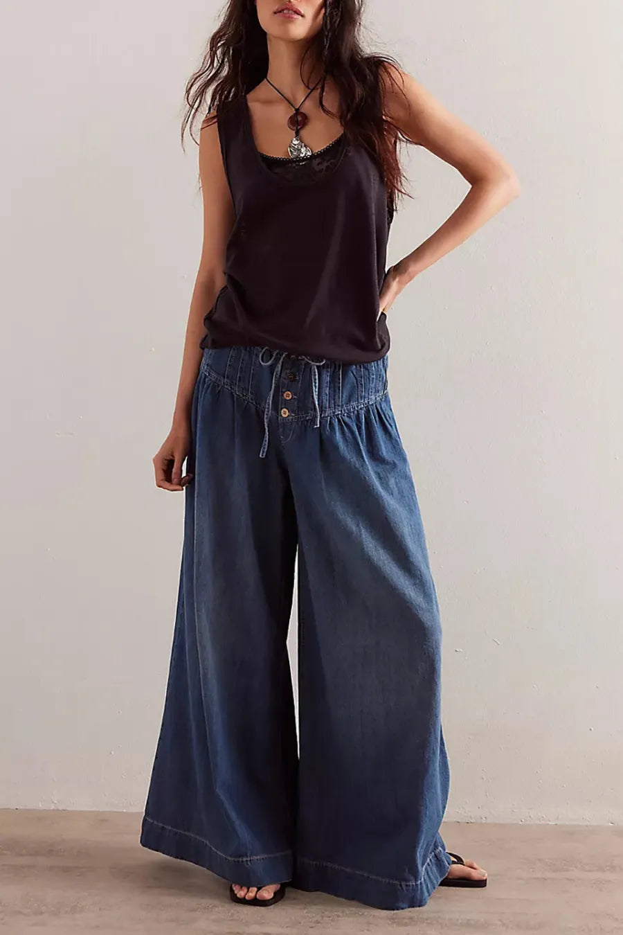 GRETA | BREDE LEGS LOSSE PAS JEANS