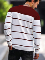 Bennington | Klassieke Gestreepte Crewneck Trui