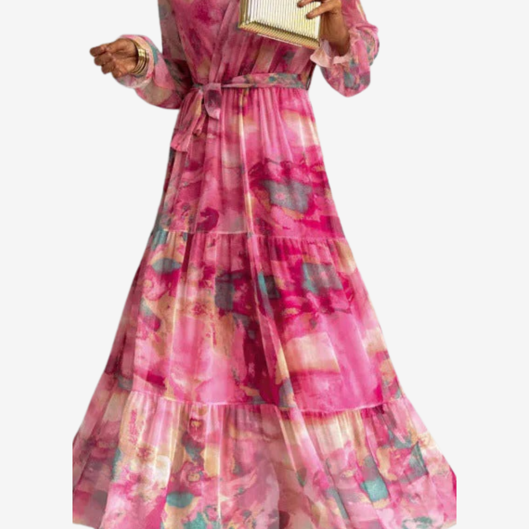 Sharrie™ Elegante Roze Jurk