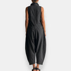 Janet™ Mouwloze Cargo Jumpsuit