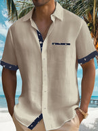 Bennet | Korte Mouwen Shirt aan Zee