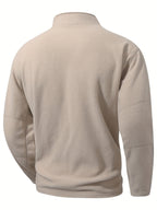 Foster | Staande Kraag Half-Zip Pullover
