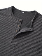 Callahan | Geribbelde Lange Mouwen Henley
