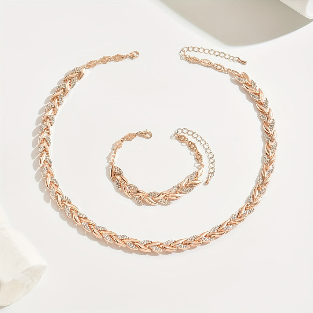 Emma | Crystal Fishtail Sieradenset