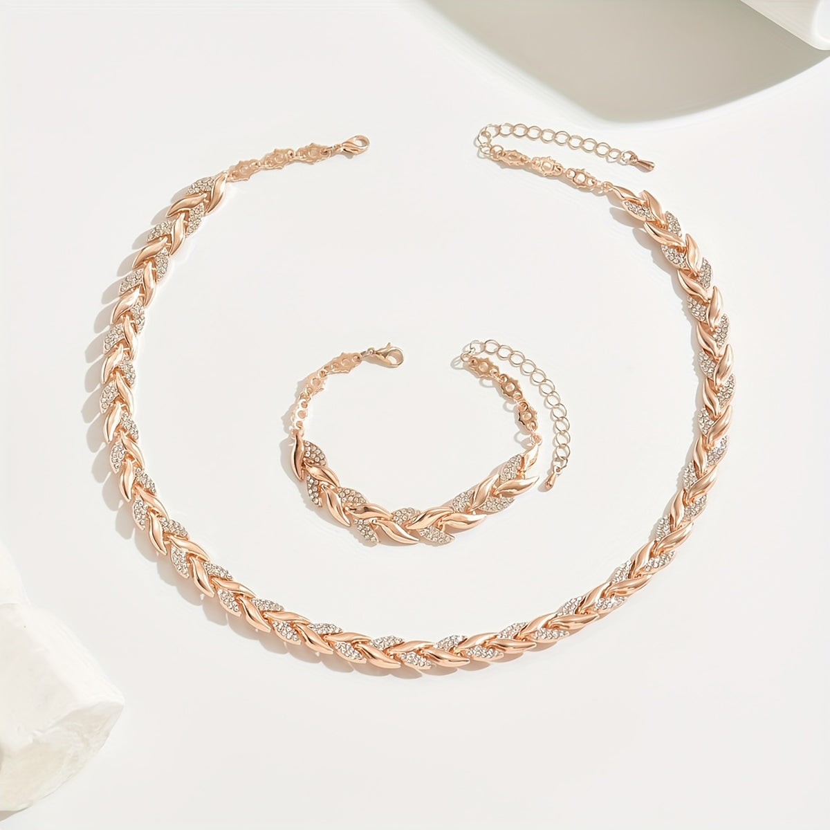 Emma | Crystal Fishtail Sieradenset