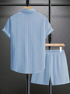 Miles | Textured Short Sleeve Set